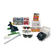 Image 1 : Assorted Shooting Supplies, Range Gear and Steel Target