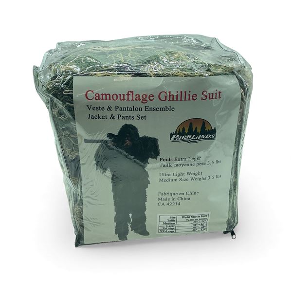 Parklands Camouflage Ghillie Suit Size: 2X-Large