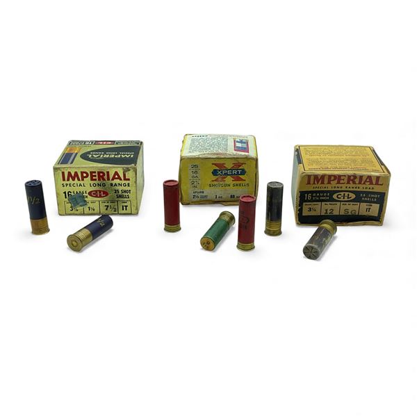 Assorted 16 Ga Ammunition, Approximately 57 Rounds