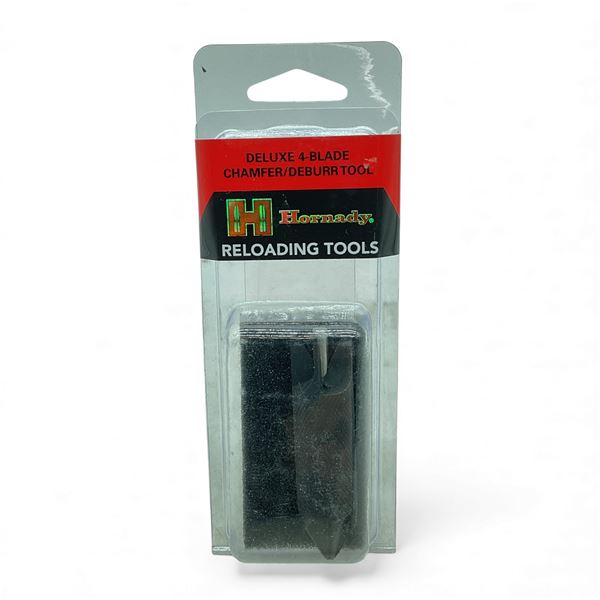 Hornady Deluxe 4-Blade Chamfer/ Deburring Tool, New