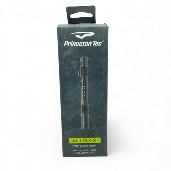 Princeton Tec Alloy-X Dual Fuel LED Pen Light, New