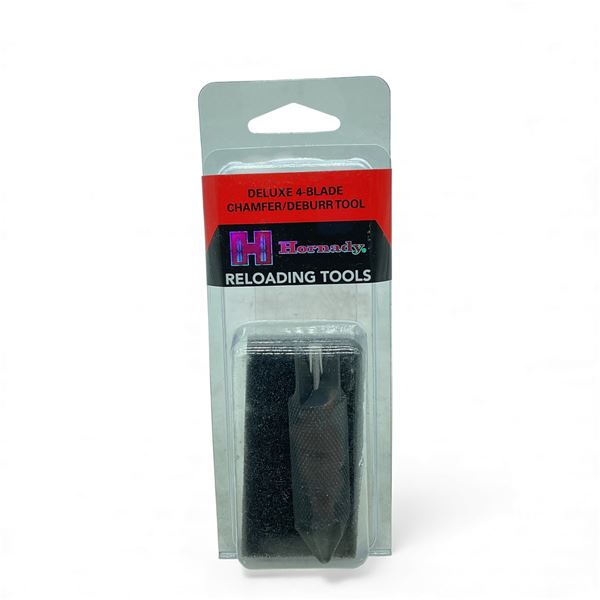 Hornady Deluxe 4-Blade Chamfer/ Deburring Tool, New