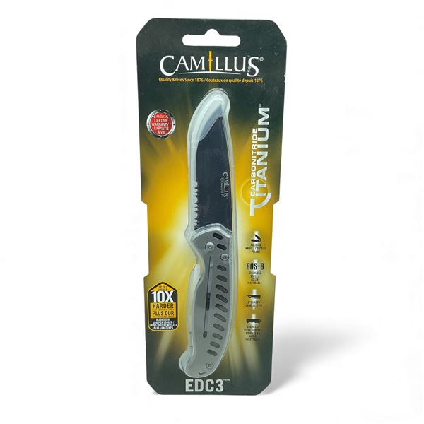 Camillus EDC3 Folding 3" Blade Pocket Knife, New