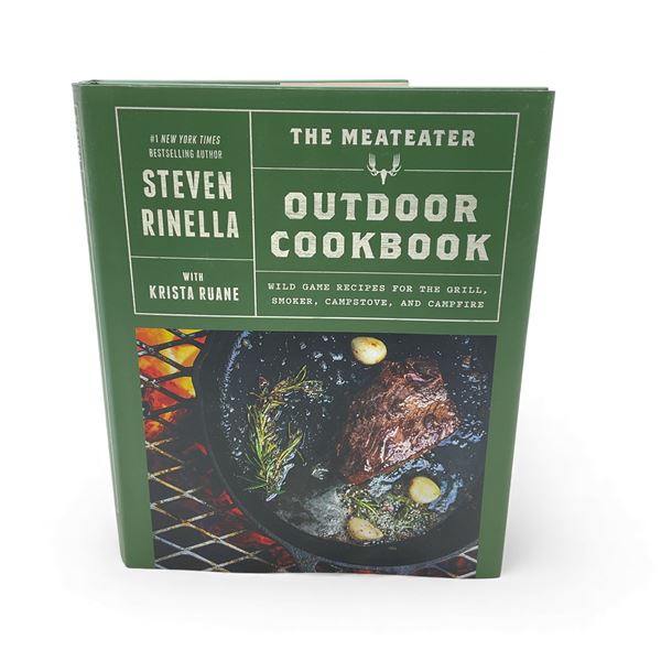 The Meateater Outdoor Cookbook, Hard Cover Book by Steven Rinella with Krista Ruane, 370 pgs, New