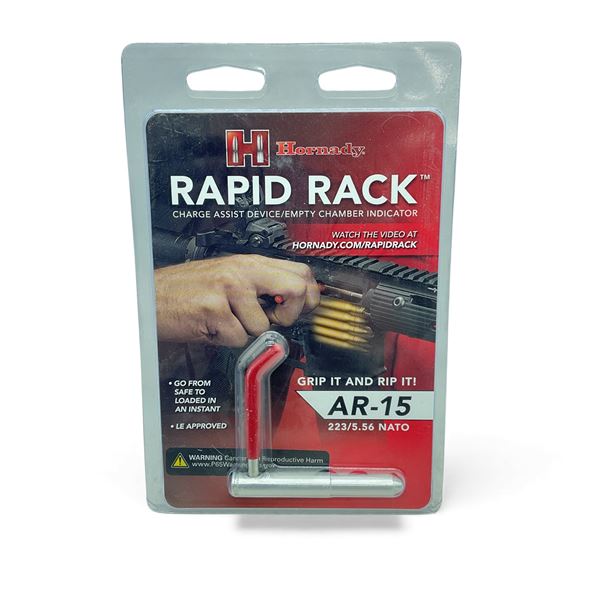 Hornady Rapid Rack Charge Assist Device/ Empty Chamber Indicator for AR-15, New
