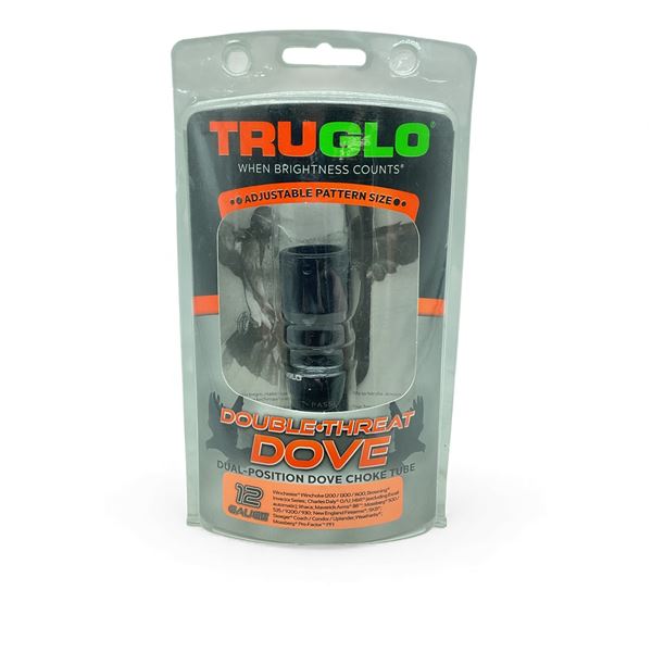 TruGlo Double-Threat Dove Dual Position Choke Tube for 12 Ga Win 1200/1300 and Mossberg 500, New