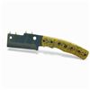 Image 1 : Folding 3" Damascus Blade Pocket Knife with Spikes, Gold Coloured