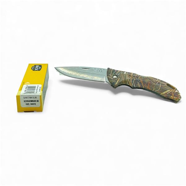 Buck Bantam BLW Folding 3" Blade Pocket Knife with Camo Handle