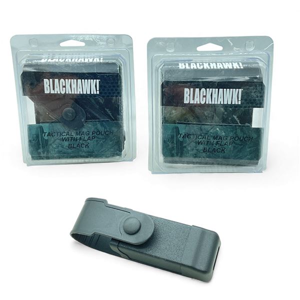 BlackHawk Tactical Mag Pouch with Flap X 2