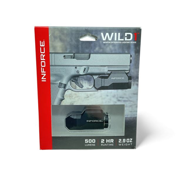 Inforce Wild 1 Weapon Integrated Lighting Device, 500 Lumens for 1913 or Universal Rails, New