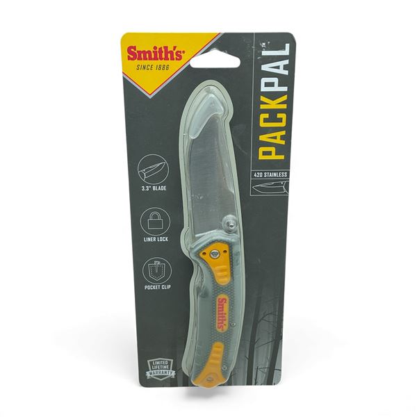 Smith's Pack Pal Folding 3.3" Blade Pocket Knife, New