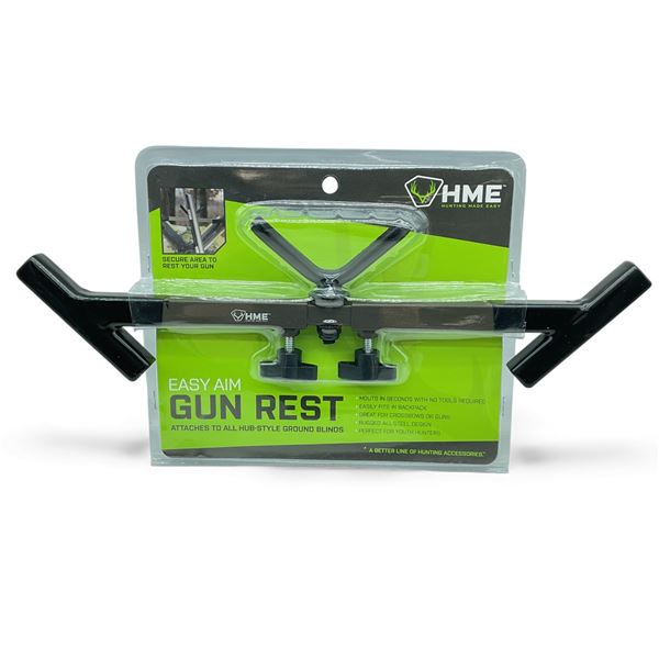 HME 'Easy Aim' Gun Rest for All Hub Style Blinds, New