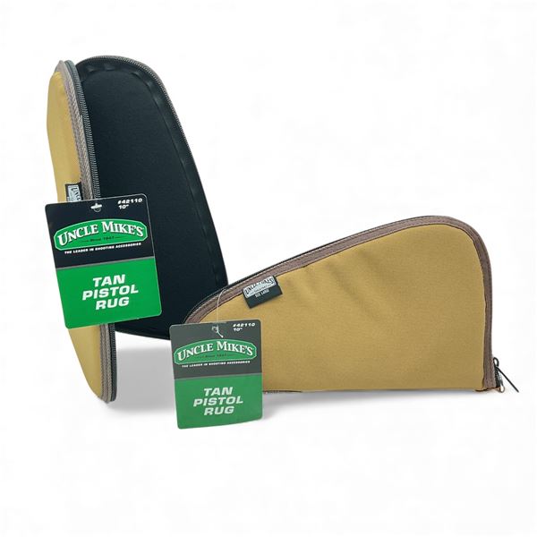 Uncle Mike's 10" Pistol Rug, Tan X 2 Qty