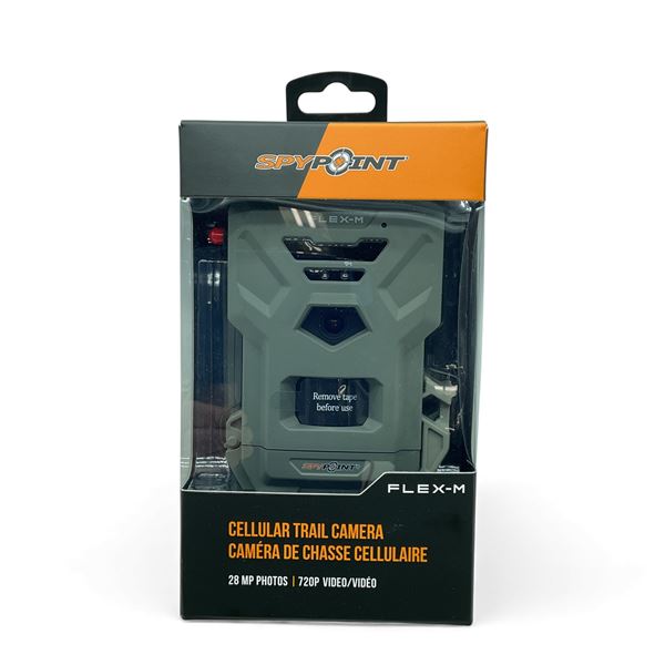 SpyPoint Flex-M Cellular Trail Camera Takes 28 MP Photos, New