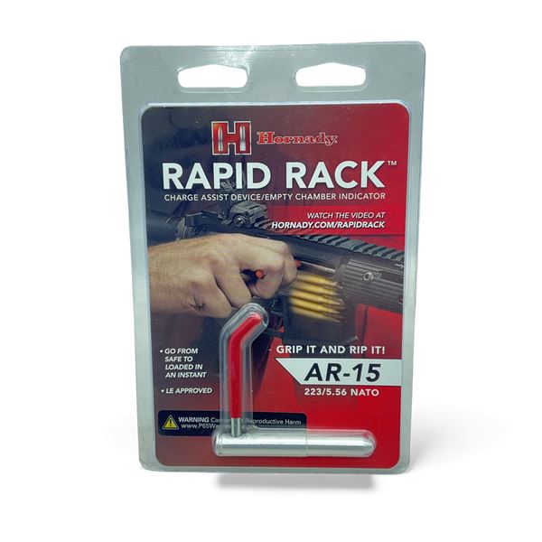 Hornady Rapid Rack Charge Assist Device/ Empty Chamber Indicator for AR-15, New