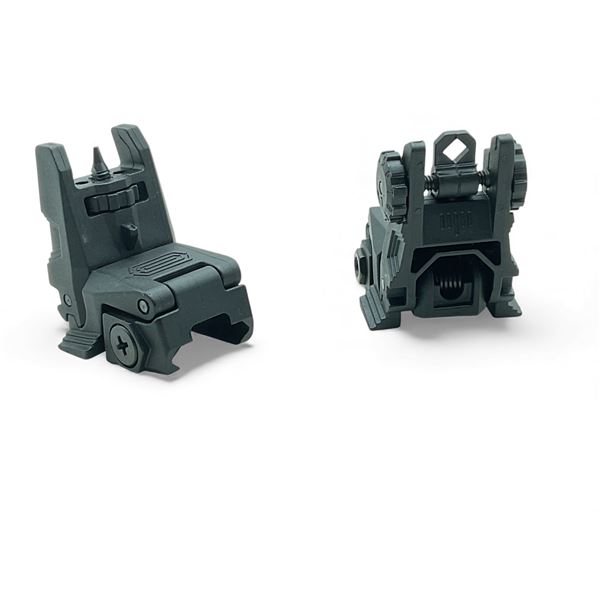 Picatinny Rail Mounted Flip Up Front and Rear Sights