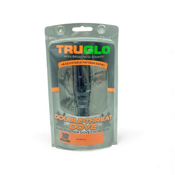 TruGlo Double Threat Dove Dual Position Choke Tube for 12 Ga Benelli Crio, New