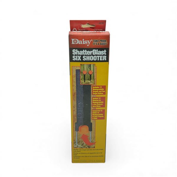 Daisy Shatterblast Six Shooter, Stakes and Targets, New