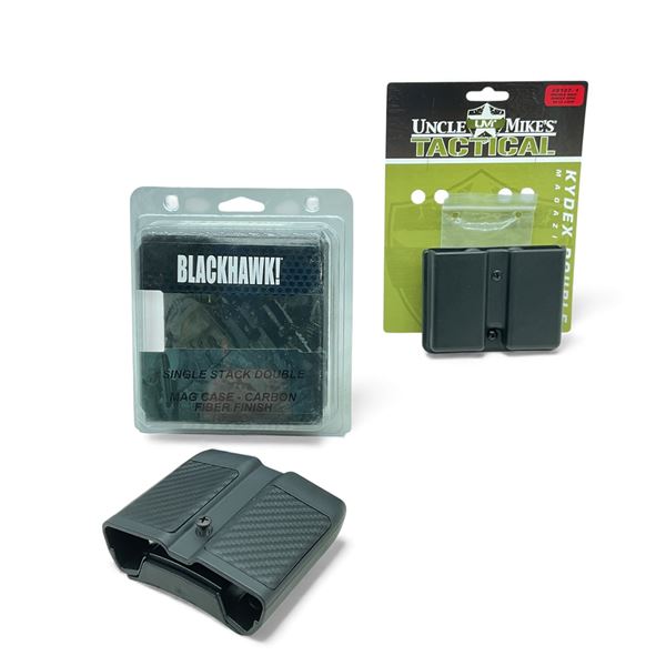 Assorted Single Row Double Magazine Cases X 2