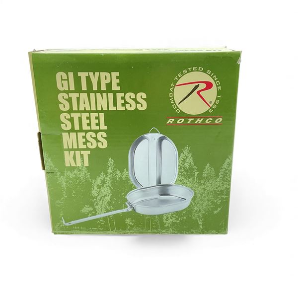 Rothco G1 Type Stainless Steel Mess Kit, New