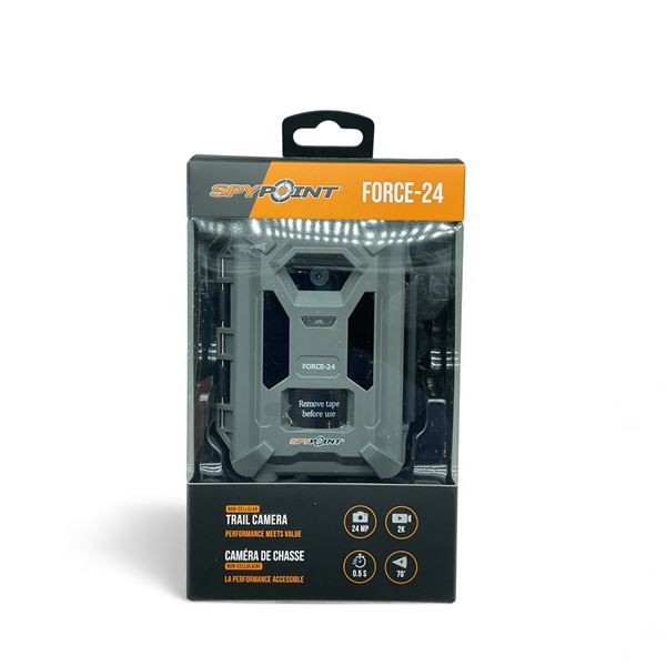 SpyPoint Force-24 24 MP Pictures, Non Cellular Trail Camera, New