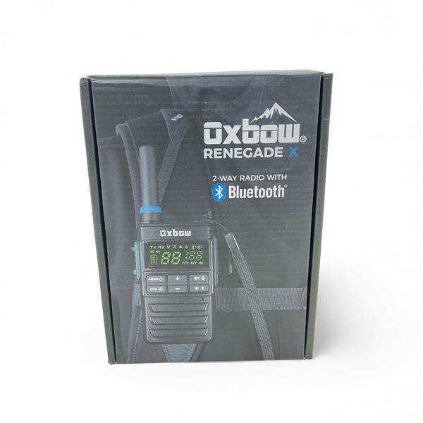 Oxbow Renegade X 2-Way Radio with Bluetooth, New