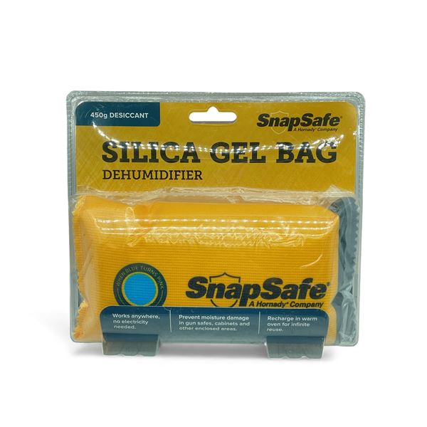 Snap Safe Silica Gel Bag Dehumidifier, 450 g Desiccant, New