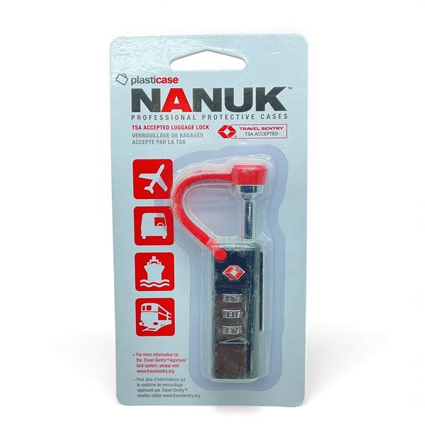 Nanuk Combo Luggage Lock, TSA Accepted, New