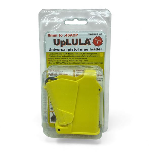 Uplula Universal Pistol Magazine Loader for 9 mm to 45 ACP, New
