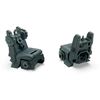 Image 1 : Picatinny Rail Mounted Flip Up Front and Rear Sights