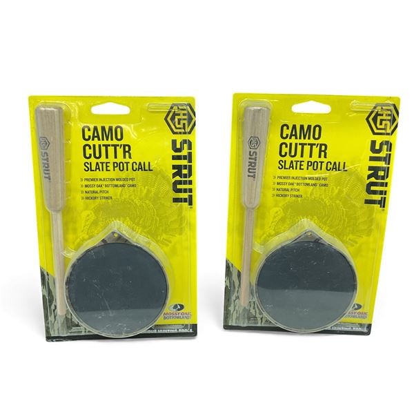 H.S. Strut Camo Cutt'R Slate Pot Call X 2, New