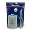 Image 1 : Smith and Wesson Executive Pocket Knife with Flask Set, New