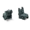 Image 1 : Picatinny Rail Mounted Flip Up Front and Rear Sights