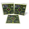 Image 1 : ProShot Splatter Shot 12" X 12" Green Reactive Sight-In Peel and Stick Targets 12 Pack X 3 Qty