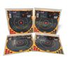 Image 1 : ProShot Splatter Shot 12" Reactive Bullseye Peel and Stick Targets 5 Pack X 4 Qty