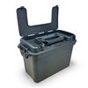 Image 1 : Side Open Ammo Can with Tray, Polymer, 13" X 7" X 10", Black