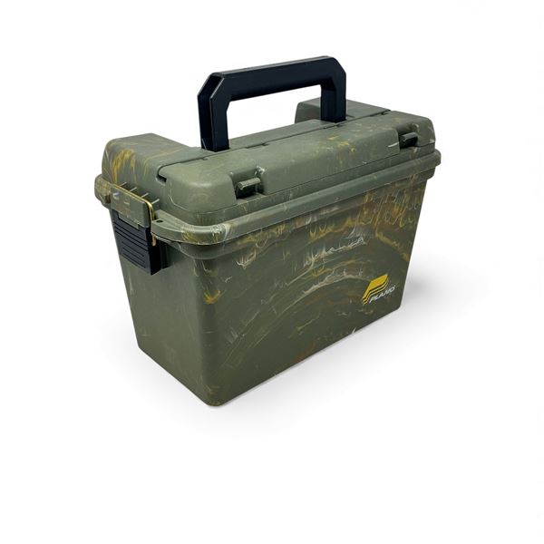 Side Open Ammo Can with Tray, Polymer, 13" X 7" X 10", Green