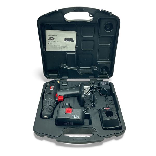 JobMate 14.4V Cordless Drill with Battery Pack