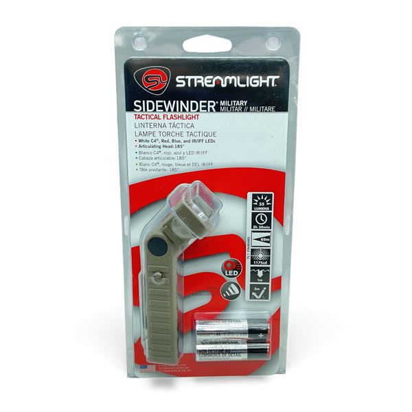 Streamlight Sidewinder Tactical Military 55 Lumens Flashlight, New
