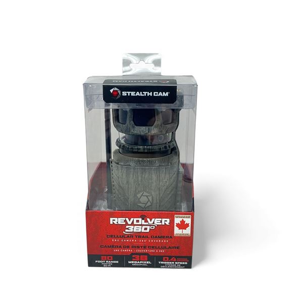 Stealth Cam Revolver 360 Cellular Trail Camera, 36 mp, New