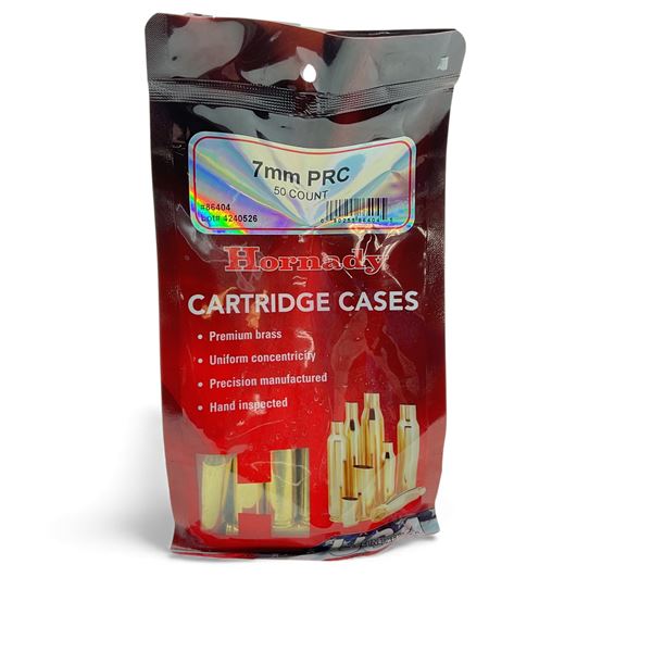 Hornady Premium Brass Cases for 7 mm PRC, 50 Qty