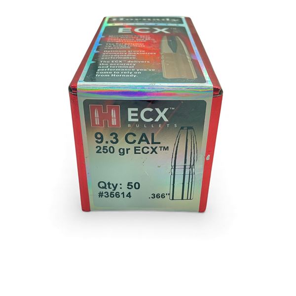 Hornady ECX 9.3 Cal .366" 250 Grain Projectiles, 50 Qty