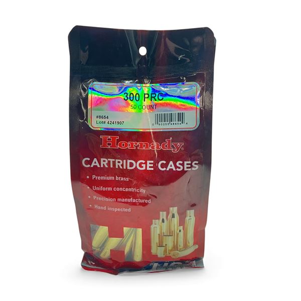 Hornady Premium Brass Cases for 300 PRC, 50 Qty