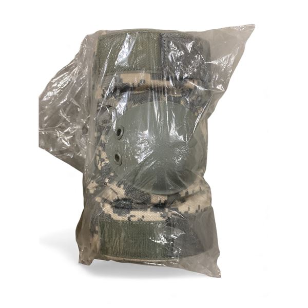 2x Department of Defense Elbow Pads, NSN 8415-01-530-2148, SMALL, ACU Pattern, U.S. - Condition New