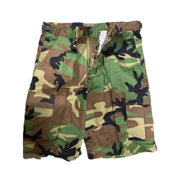 2x Parkland Commercial Bdu Shorts Woodland Camo X-Large