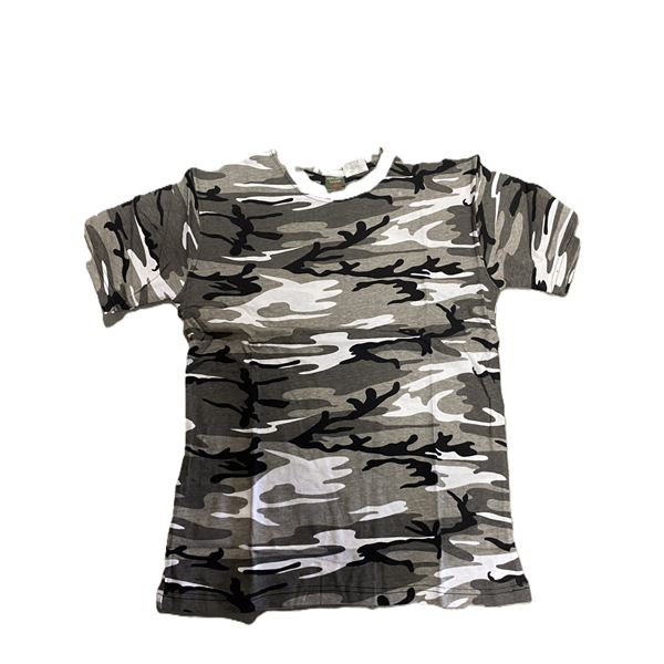 3x Parklands Camo Crew Neck Camo T Shirt Urban Camo - Size Medium