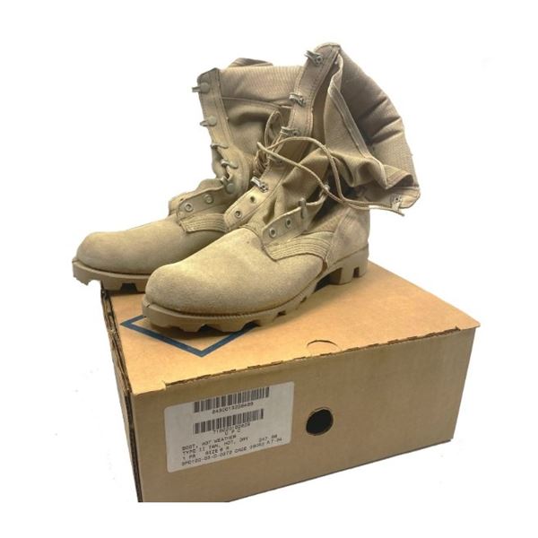 1x Cage NSN ID 8430-01-325-6540 Hot Weather Boots Tan Sz 13 W