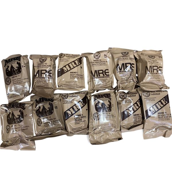 1x US MRE Case of 12 Menu A