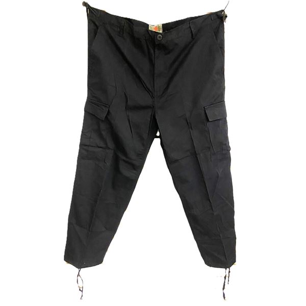 2X Mens  BDU Uniform Pant Black Color Size Large-Regular
