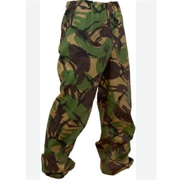 2x British DPM Rain Pants Woodland Camo Nato Size 70/80